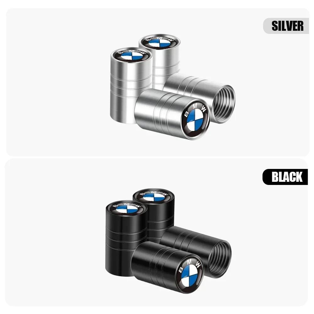 XLJBM1 For BMW 4Pcs Metal Wheel Tire Valve Caps Car Tyre Accessories For Bmw E49 E60 M M3 M5 F10 F30 F20 E28 E36 E39 E46 E91 Performan