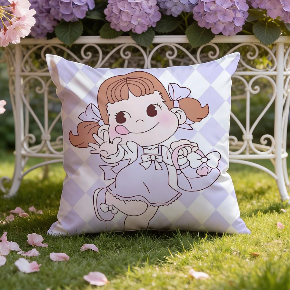 Cute Candy Brand F-FujiyaS Cushion Cover Home & Car Dual-Scene Pillow Cover: Reversible for Premium Comfort