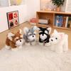 22/28cm Kawaii Streuner Hund Serie Plüschtier Schnauzer Plüschpuppe Weiches Stofftierpuppe Kindergeburtstagsgeschenk Heimdekoration