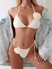 Rosenblüten-Bikini: Sexy Europäischer Stil 2026 Damen Zweiteiliger Badeanzug