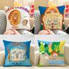 Book BBread Thief Cute Cushion Cover Natural Linen Organic Fabric DoubleSided Printing Room Sofa Decor Pillow Case
