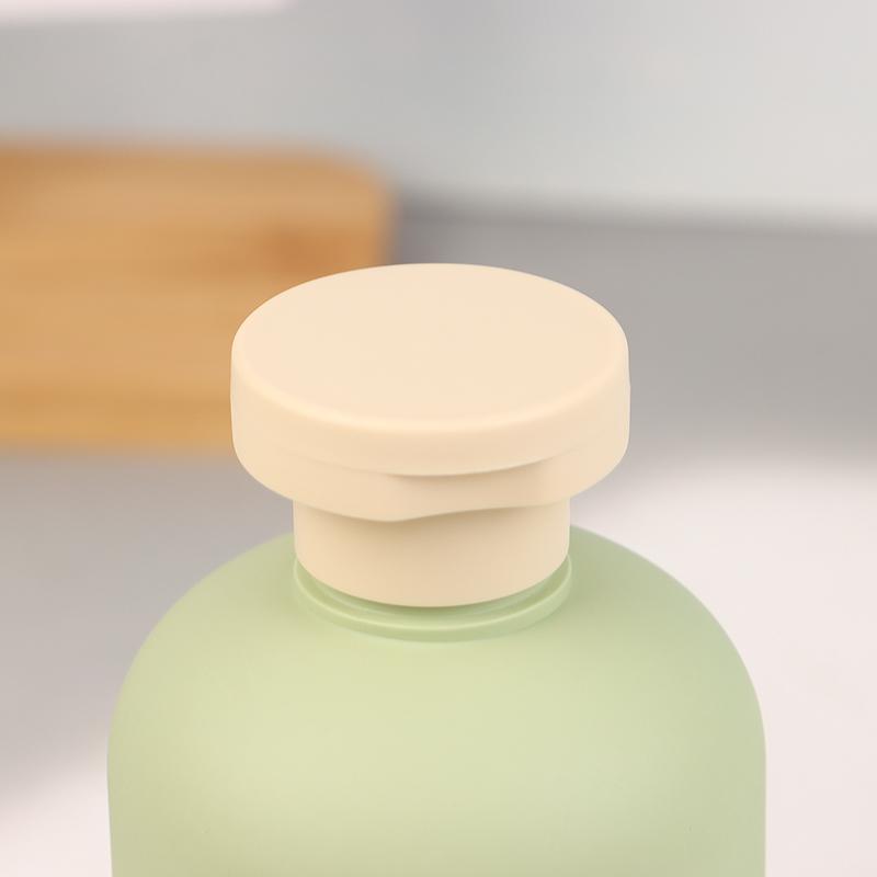 100Ml-500Ml Avocado Green Plastic Shampoo Shower Gel Foaming Soap Dispensers Refillable Bottles Flip Lotion Bottles