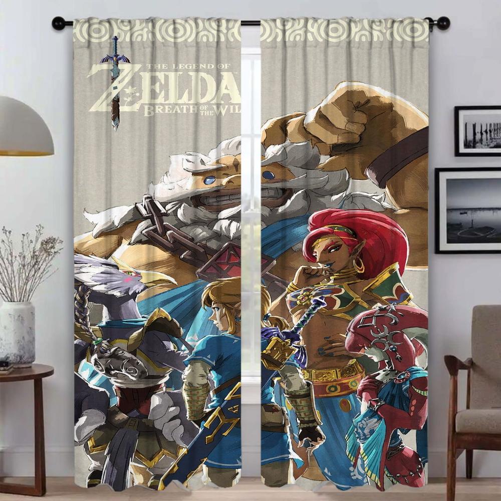

Shades Z-zalda Blackout Curtain for Room 2 Panel Partition Curtains Child Room Tulle for Bedroom Halloween Decoration Living W60xH90cmx2pcs-CL