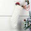Large 46Cm Knitted Wool Home Wall Decoration Candy Bag Gift Bag Socks Hanging Christmas Socks