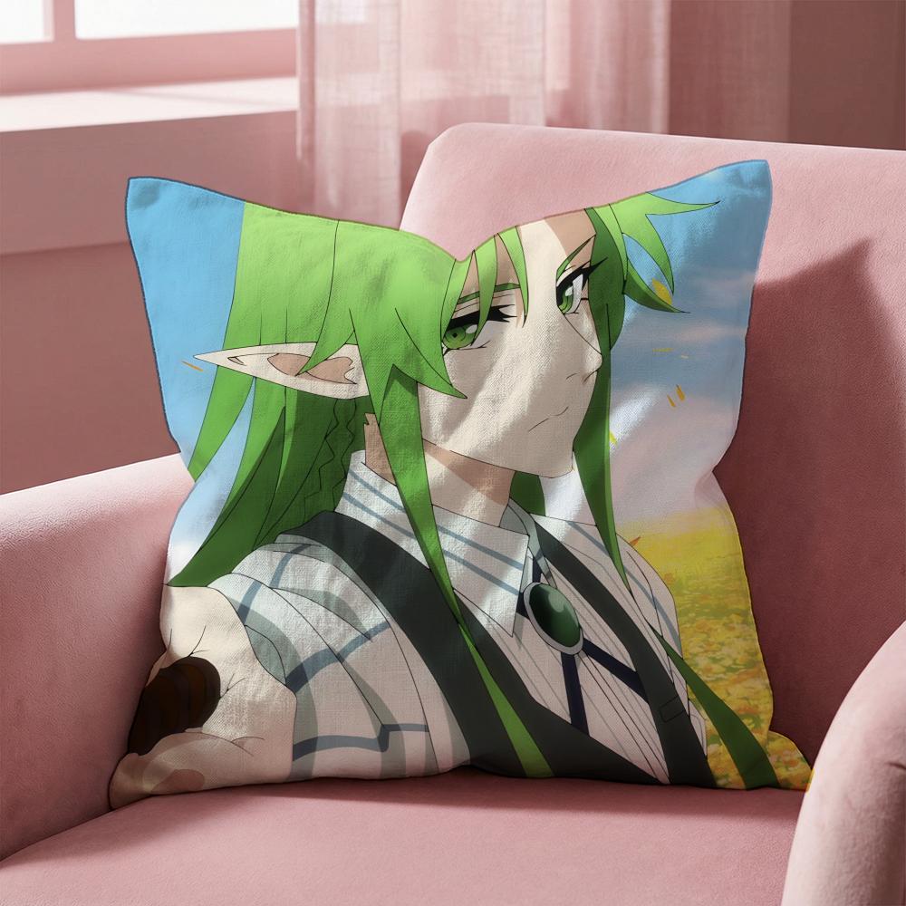 Wistoria Wand and Sword Cushion Cover Multi-Scene Pillow Cover for Home & Car - Reversible, Soft & Durable for Daily Use