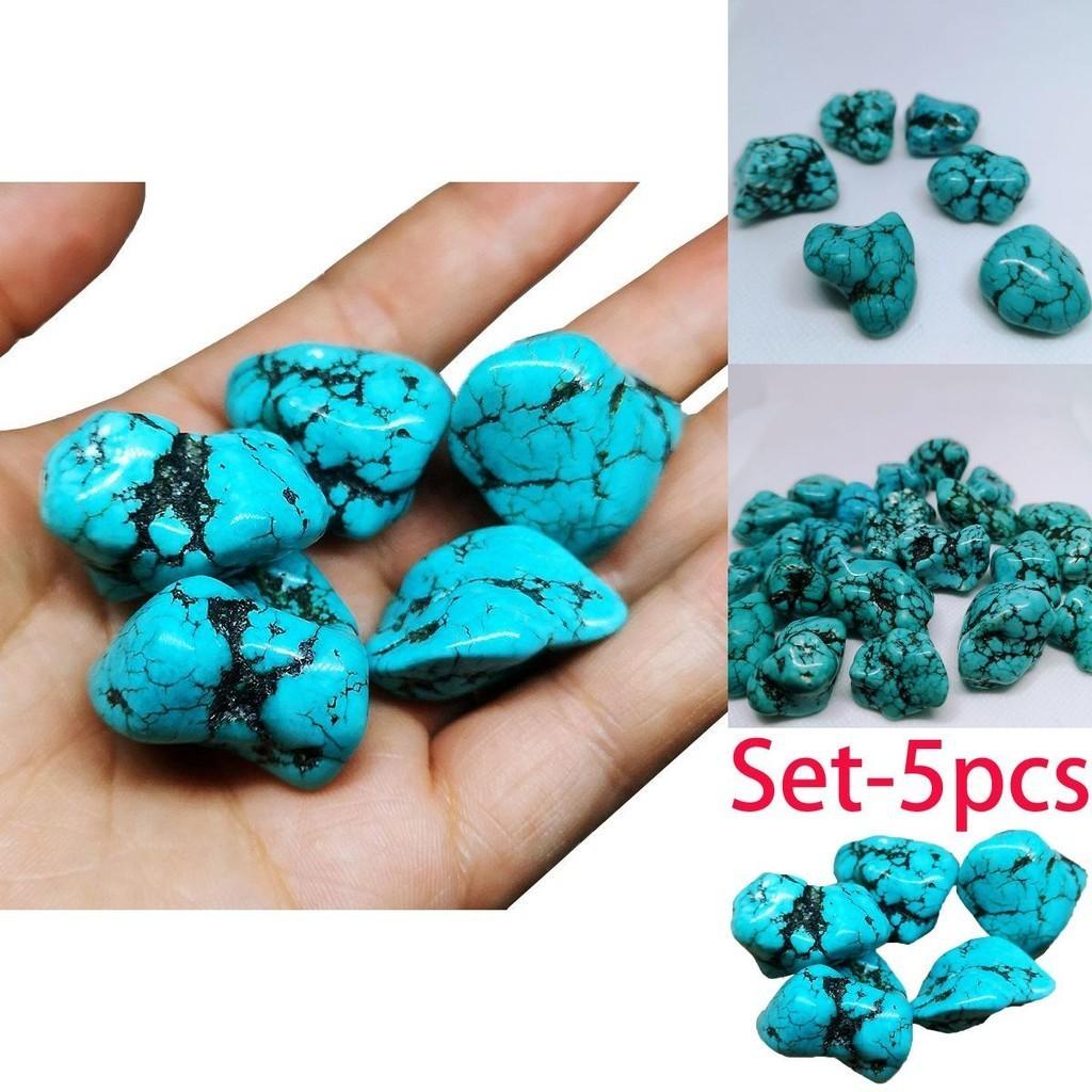 Distinctive Natural Turquoise Tumbled Crystals 2-3.5cm For Reiki And Healing