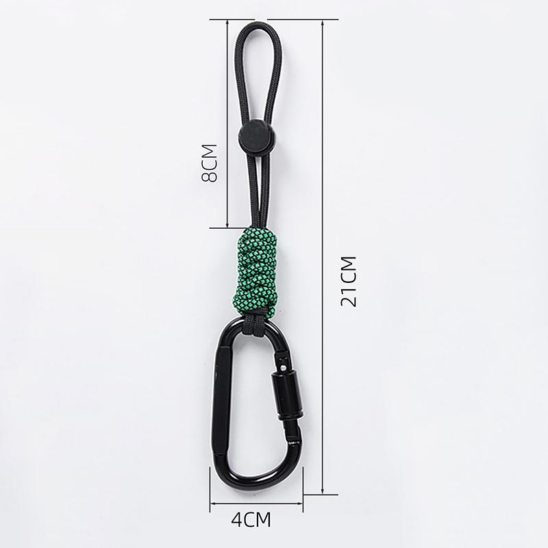 Paracord Water Bottle Hook 1 Carabiner Heavy Duty Clip Portable Multi-functional Tool for Sports Travel