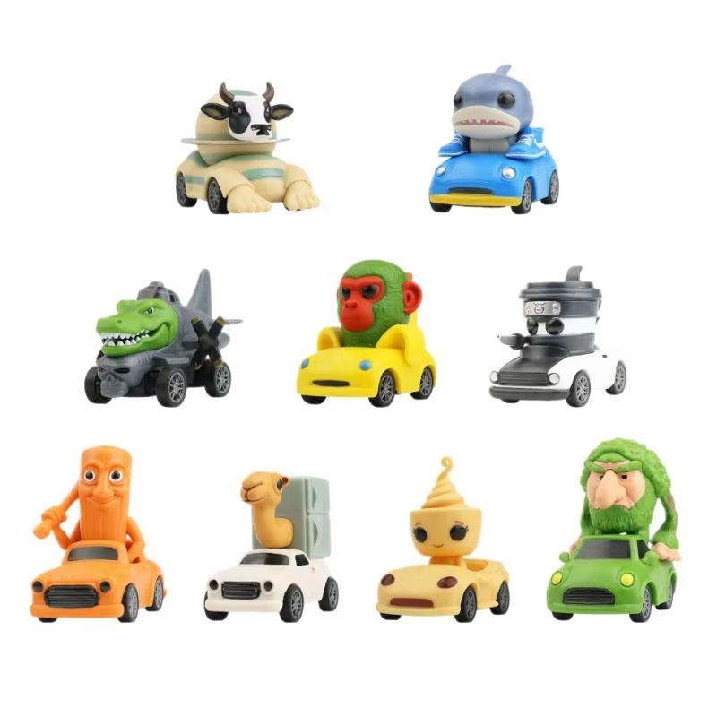 Nuovi Tung Tung Tung Sahur Auto Action Figures in PVC Modello Anime Giocattoli Fumetti Italiani Brainrot Ornamento Giocattoli Regali Decorazioni