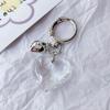 Elegant Heart Key Rings Bag Decoration Alloy Keychain Jewelry for Bag Car Key