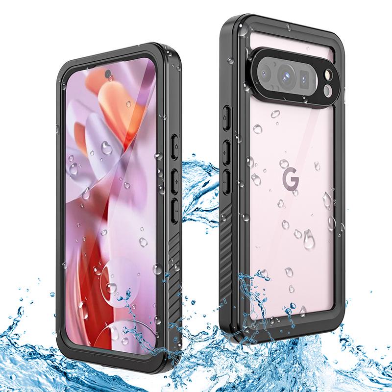Google Pixel 9 Pro XL Waterproof Transparent Full Coverage Case Pixel 9