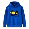 Kids Boys Girls Hoodie, Funny Sloths Ride Scooter Hold Surfboard Print Casual Long Sleeve Pullover Hooded Sweatshirt for Youth Children Daily Wear