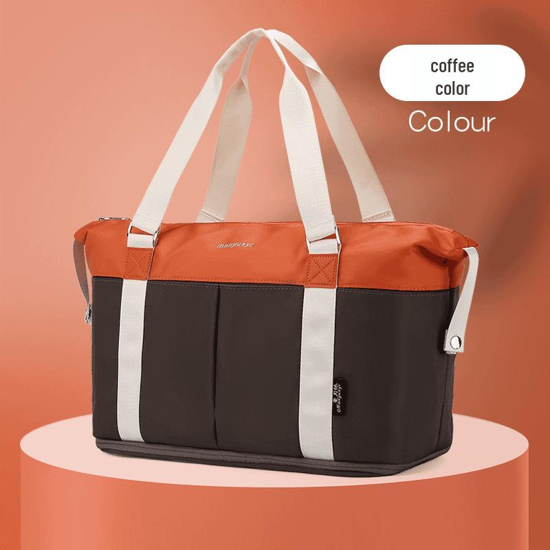 Man Yueyi Expandable Large Capacity Trolley Handbag: Versatile Travel, Business, and Fitness Bag.