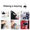 Korea Gat Kit/Make Your Own Traditional Mother of Pearl Keyring Craft Kit-Traditional Najeon Chilgi