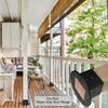 4PCS Solid Metal Fence Railing Brackets Square Base Strong Construction Secure Fencing Support All Weather Applications