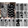 Phone Case For Xiaomi Redmi Note 13 12S 12 Pro 11S 11 10 Pro 10S 12S Redmi 10 10C 9C 13C Cow Zebra Leopard Black Art Case