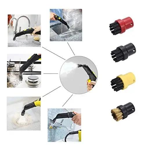 2pcs Window Nozzle Mirror Brush Head Squeegee Replacement Brush for Karcher SC1 SC2 SC3 SC4 SC5 SC7 CTK10 CTK20 Cleaners