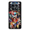 Handyhülle - MANIACASE - Xiaomi Redmi Note 15 5g - Silikon TPU - One Piece Monkey Luffy - Schwarz