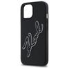 Karl Lagerfeld Klhcp15S3Drksdlk Iphone   15 6.1 Czarny/Black Hardcase 3D Rubber Signature