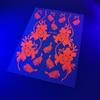 Fake Fluorescence Henna Tattoo Stickers Luminous Body Art Sticker  Women/Lady/Girl