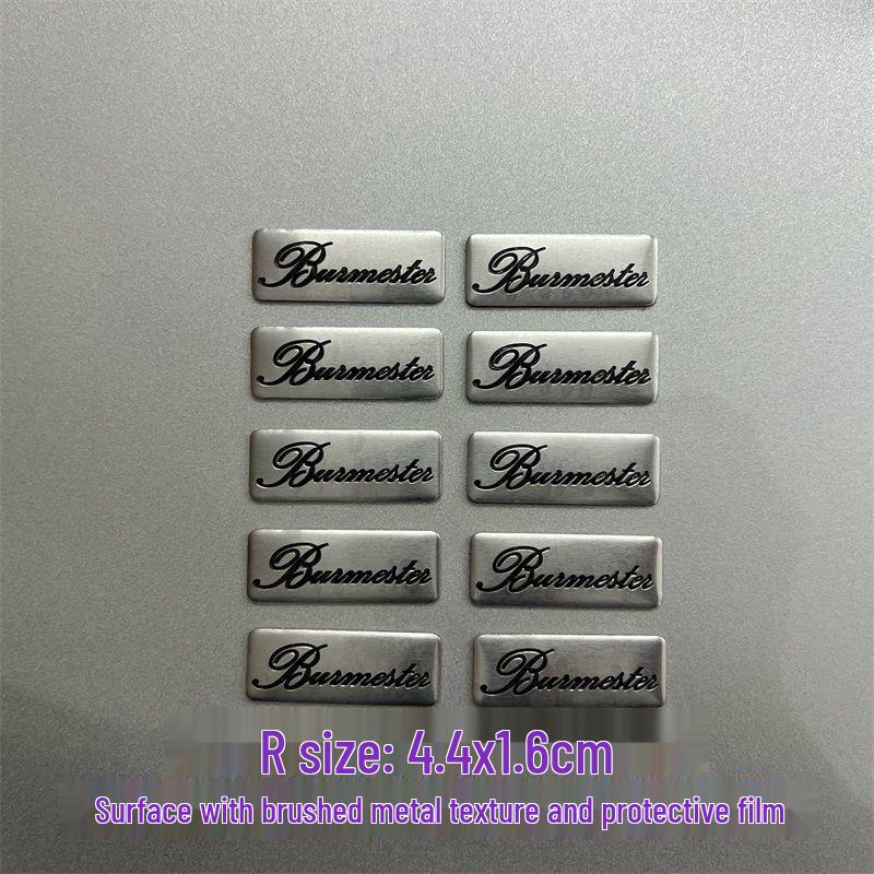 Dekorative Metallaufkleber für Auto-Audio-Lautsprecher von Bose, Harman Kardon, JBL.