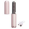 Mini Cordless Hair Straightener Comb Portable Women Bangs Hair Straightening Brush USB Rechargeable Fast Heating Electric Hair Brush