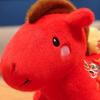 PP Cotton Filling 2026 Horse Stuffed Animal Cute Zodiac Horse Doll Plush Horse Toys  Festive Decor