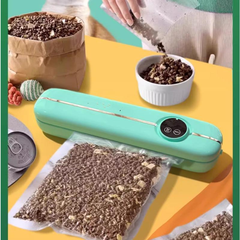 Seal Fresh, Stay Fresh: Smart Auto Vacuum Sealer for Home Food Preservation with 100pcs Vacuum Bag