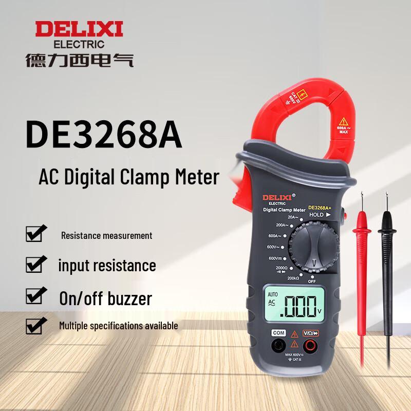 DELIXI ELECTRIC DE2008A AC Digital Clamp Meter