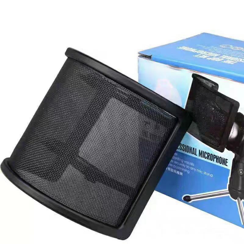 U-Shaped Net Windscreen Pop Filter for Recording Microphones