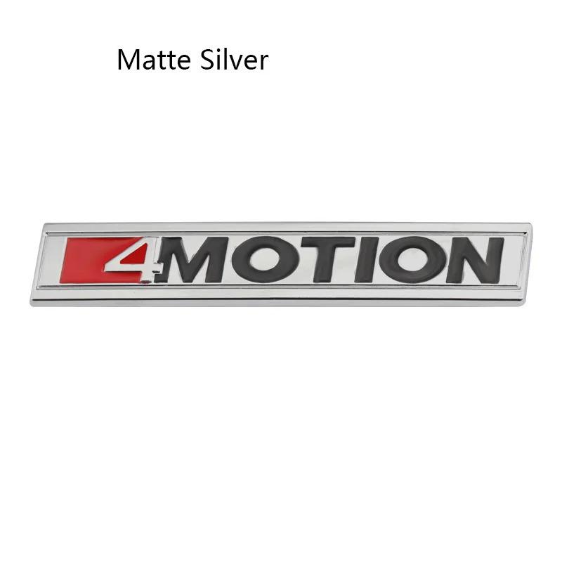 3D Metal 4 Motion Logo Car Grill Emblem Badge Trunk Sticker For VW Golf 5 MK4 T5 T6 Passat 4 B6 B8 B5 Tiguan 4motion AccessoriesNB8
