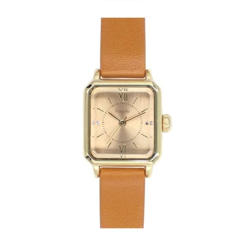 

Fragola Women s Sweatproof Rectangle Watch, H02022S-1 CA, Beige