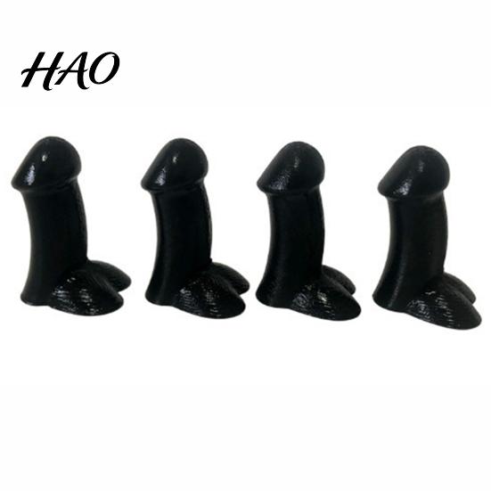 Cappelli a Forma di Pneumatico Scherzosi Novità 4 Pezzi Stelo Valvola in Silicone Pene Luminoso per Impedire l'Ingresso di Sabbia Scherzi Strisce Paracolpi Nucleo Accessori Auto Bicicletta Montagna