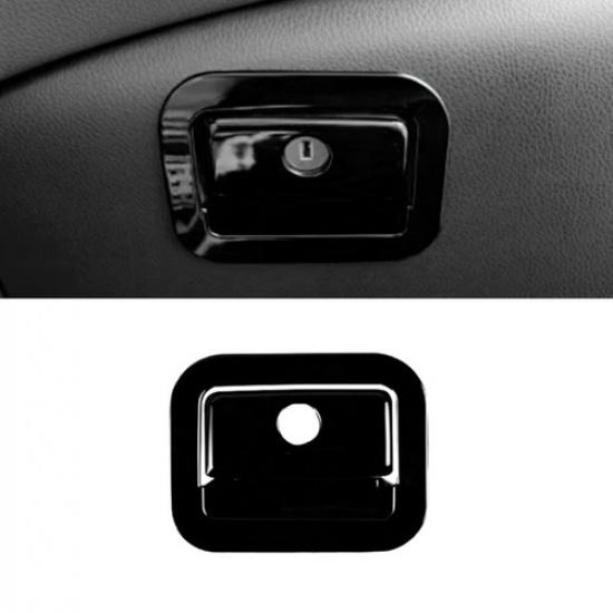 Passenger Storage Box Handle Panel Trim For Toyota Camry 18- Bright Black