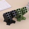 1Pc Plastic Missile Shaped Pen Holder Creative Anti-aircraft Missile Launcher Pen Stand Desktop Organizer Home Office Decoration