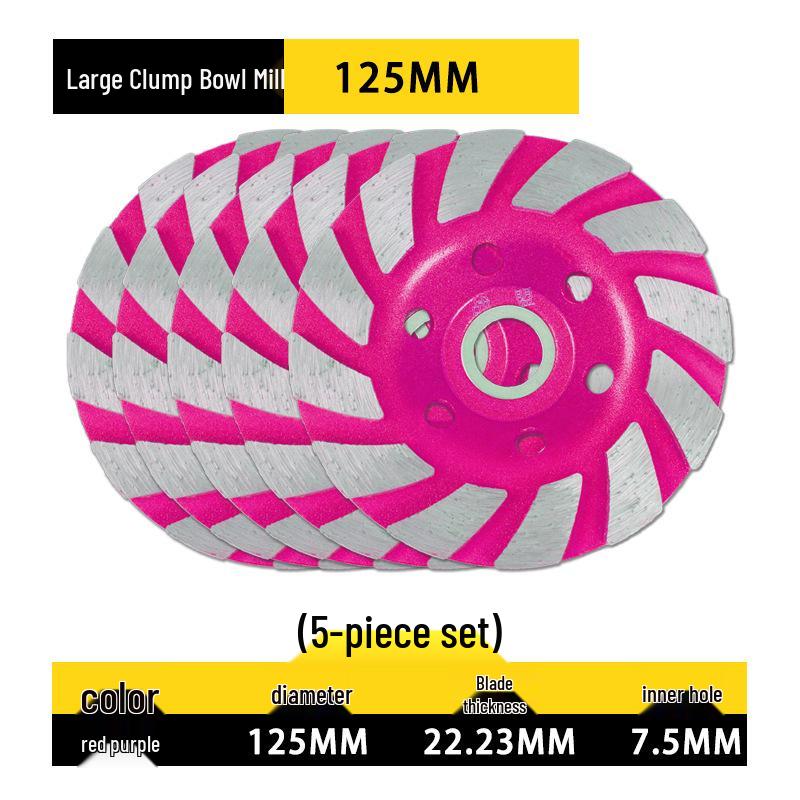 Diamond Grinding Disc for Angle Grinders - Marble, Stone, Concrete, and Cement Edging and Sanding Wheel