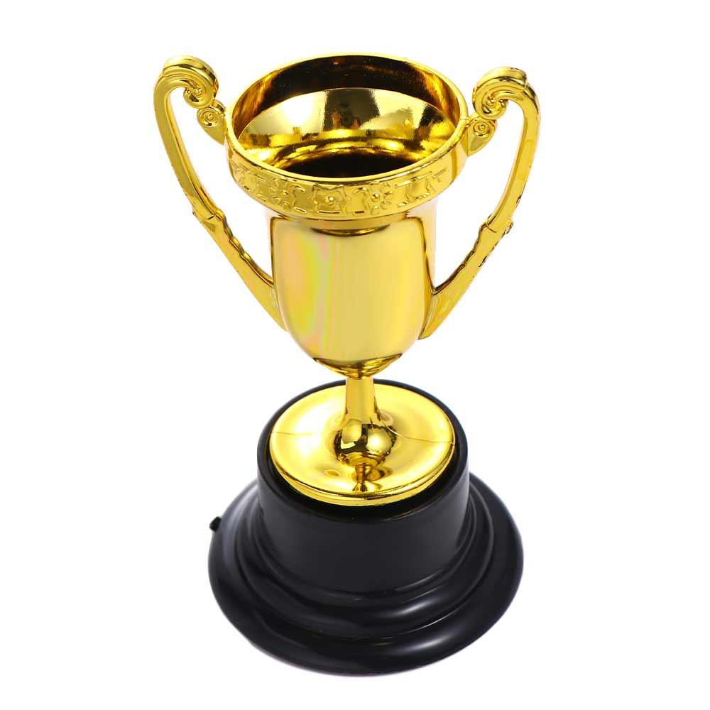 5Pcs Sports Award Plastic Reward Trophy Mini Trophy Children Reward Prizes  Rewarding Supplies