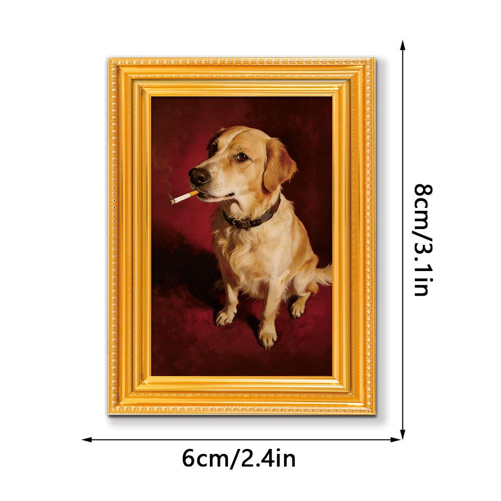 3D Wooden Photo Frame Poster Refrigerator Magnet - Creative and Quirky Decorative Magnet