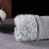 Unisex Winter Touchscreen Fleece Gloves - Korean Style, Thickened for Outdoor Sports, Cold-Proof Wool for Electric Car Use