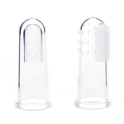Pet Finger Toothbrush Soft Silicone Removes Plaque Tartar Clean Bad Breath Dog Finger Toothbrush
