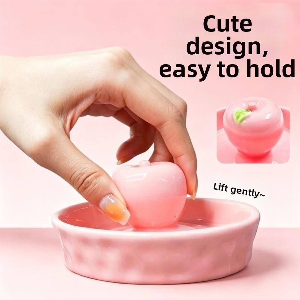 Anti-Rollover Ceramic Pet Feeding Bowl Bite Resistant Non-Slip Bird Feeding Dish Wide Mouth Fruit Shape Drinking Water Bowl