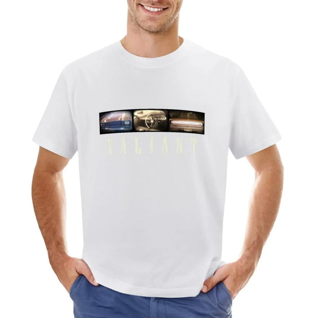 Valiant T-shirt oversized Aesthetic clothing summer clothes sports fans T-shirts for cotton