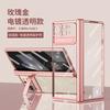 Transparent PC Case MIX FOLD2 With Electroplated Hinge Full Coverage Shockproof Cover Built-in Stand