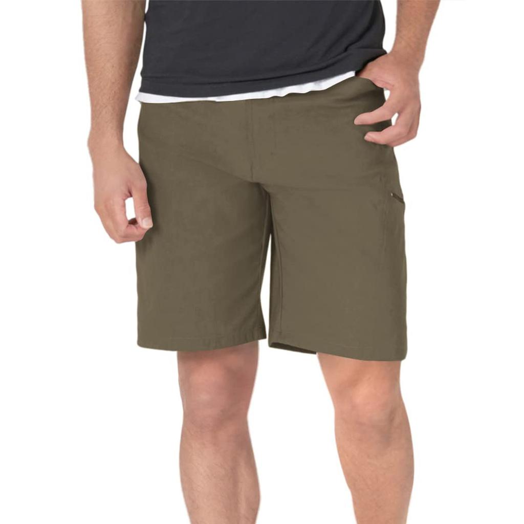 Pantaloni scurți cargo pentru bărbați, ocazional, de culoare uni, ușoare, de vară, pentru lucru în aer liber, cu buzunare multiple