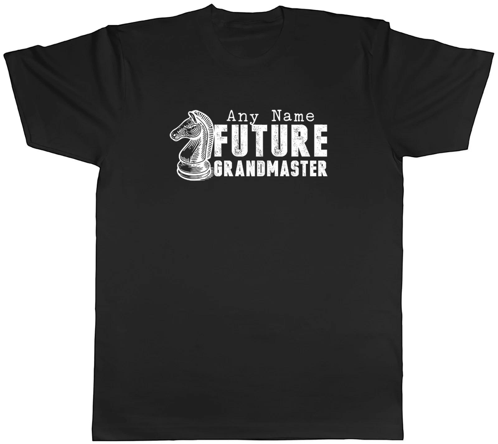 Personalised Future Grandmaster Chess Player Mens T-Shirt Tee Gift Top S