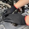 12pairs Breathable Safety Work Gloves Excellent Grip Durable PU Coated Gloves Corrosion-Resistant Oil-Resistant