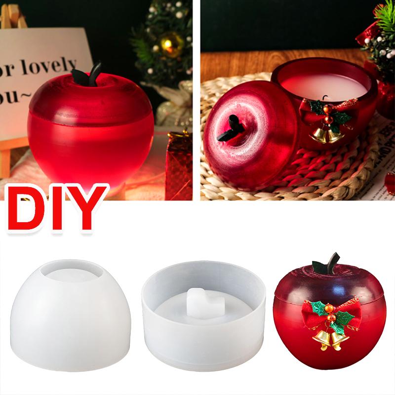 

1шт гипсовая форма DIY форма для свечей в форме яблока форма для свечей подсвечник форма для ароматерапии