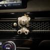 Car Air Freshener White Bear Bowknot Car Air Conditioning Vent Decoration Perfume Diffuser Stone Car Interior Accessories