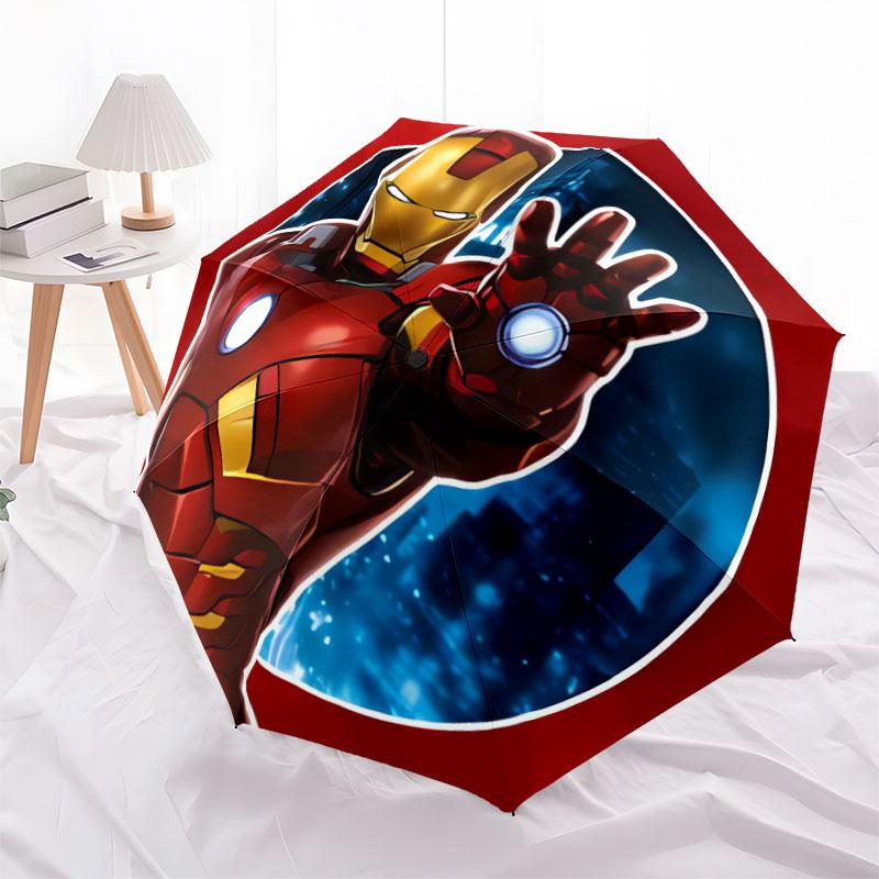 The Iron Man Sunny Day Umbrella Is A Portable, Semi-automatic Folding Umbrella, Making It The Perfect Gift Family and Friends.