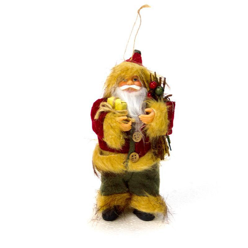 Christmas Ornaments Santa Claus Plush Doll Christmas Tree Pendant