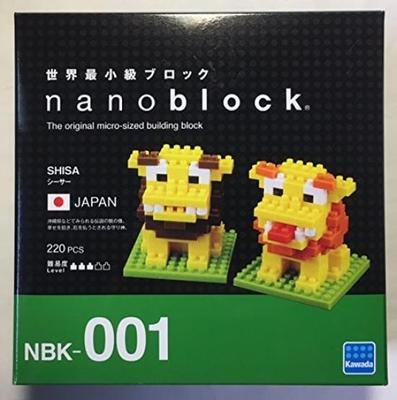 Nanoblok SHISA 220 sztuk Kawada Co., Ltd.